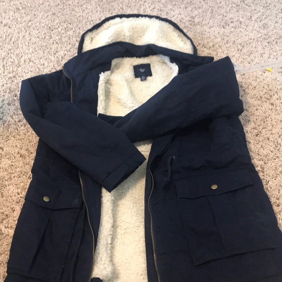 Womens Fleece Lined Cargo Jacket 
